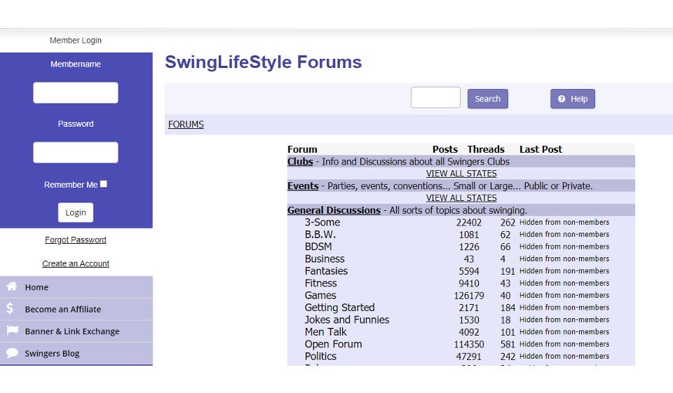 SwingLifestyle Messaging